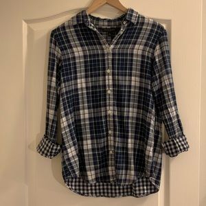 Banana Republic Plaid Button Up